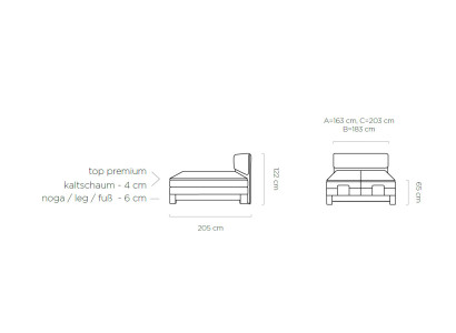 Letto Boxspring automatico design letto doppio letti lusso hotel camera da letto.