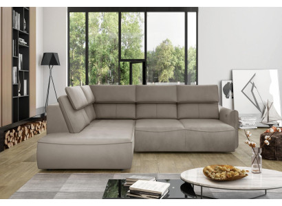 Sofà a L Divano Divano Imbottito Paesaggio abitativo Design Divano ad angolo Tessile Nuovo Divani