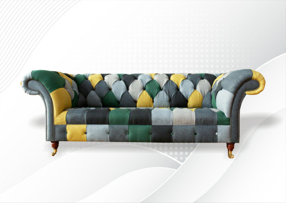 Chesterfield soggiorno multicolore Modern Design divani divano nuovo Mobili creativi