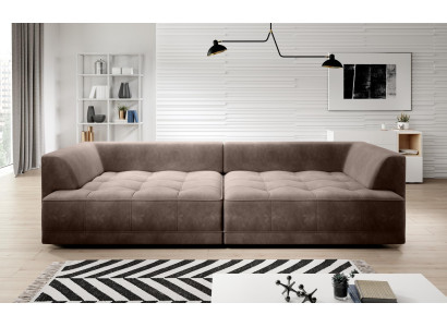 Divano letto 4 posti, divani, mobili per la camera da letto, divano grande xxl, design imbottito, divano.