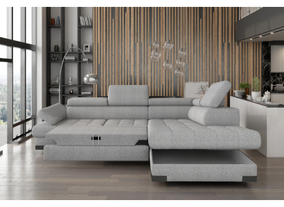 Divano d'angolo design a forma di L Moderno Divani Divano in tessuto Divano Divano componibile Divano Posto