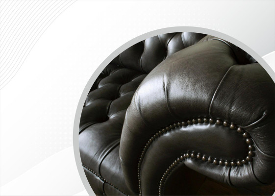 Chesterfield divano moderno a 3 posti in pelle design xxl mobili imbottiti.