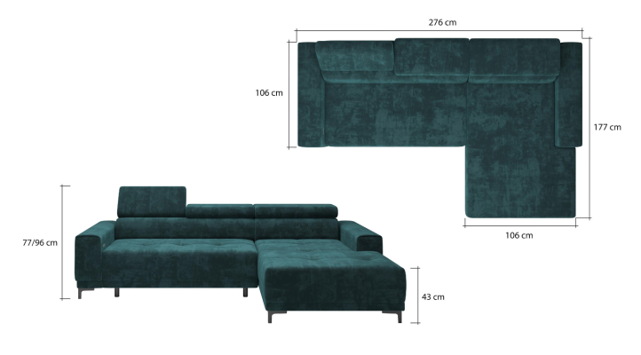 Designer Stoff L Form Divano Salotto Angolare Divano Moderno Design Divano Stoff