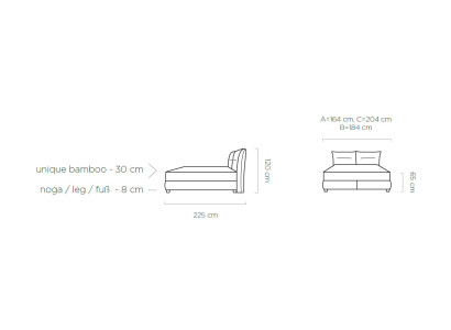 Letto moderno camera da letto di lusso Hotel mobili letto design matrimoniale matrimoniale nuovo