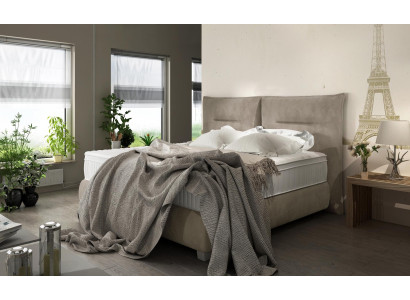 Design del letto lussuoso Letti tessili Camera da letto moderna 180x200 Telaio del letto nuovo