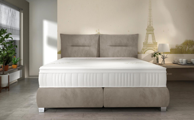 Design del letto lussuoso Letti tessili Camera da letto moderna 180x200 Telaio del letto nuovo