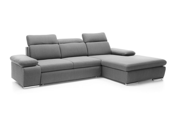 Divano angolare a forma di L grigio Divano angolare con contenitore letto Divano divano a L con vano contenitore Divano paesaggio Mobili per la casa Divani