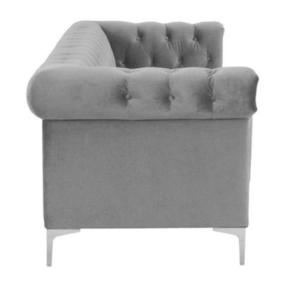 Grigio Chesterfield divano a tre posti in tessuto design soggiorno divani imbottiti divani nuovi