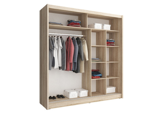 Mensole versatili Armadietto Scaffale Armadietti per vestiti 200 cm