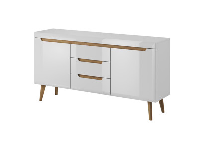 Comò moderno in legno Sideboard Comodini Mobile portaoggetti 160cm