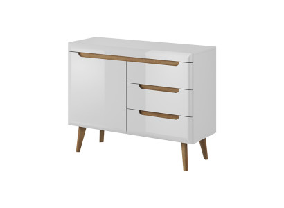 Alta lucentezza Nuovo mobile credenza mobile madia scaffale 107 cm armadi scaffali