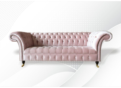 Chesterfield divano 3 posti rosa chiaro Mobili creativi Nuovo soggiorno Design moderno Sofa
