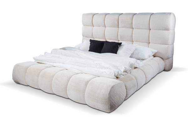 Letto Letti matrimoniali Moderno Struttura letto di lusso Design Cornice letto Legno Nuovo