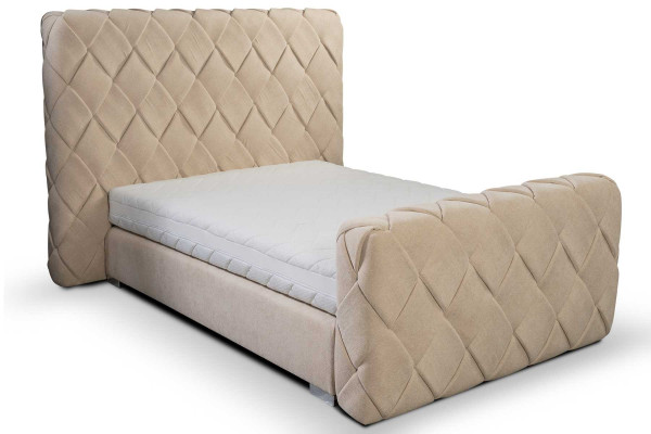 Mobili da camera da letto di lusso Letti Moderni Struttura letto 140x200 cm Testata design.