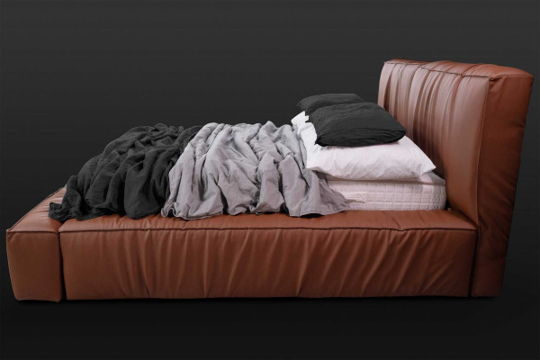 Letti Hotel in ecopelle 180x200 cm Design di lusso Mobili Letto Imbottito