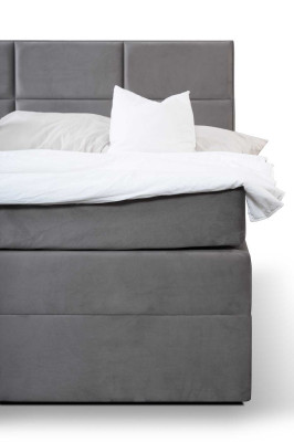 Letto matrimoniale Letti imbottiti Letto in tessuto Design Mobili di lusso Cornice del letto 180x200