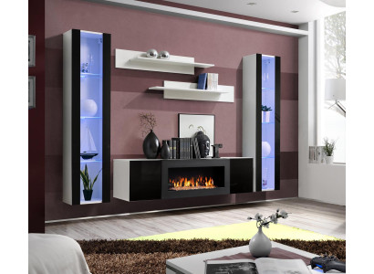 Mobile porta TV di lusso, credenza in legno per soggiorno, vetrina sospesa design, mobili da soggiorno.