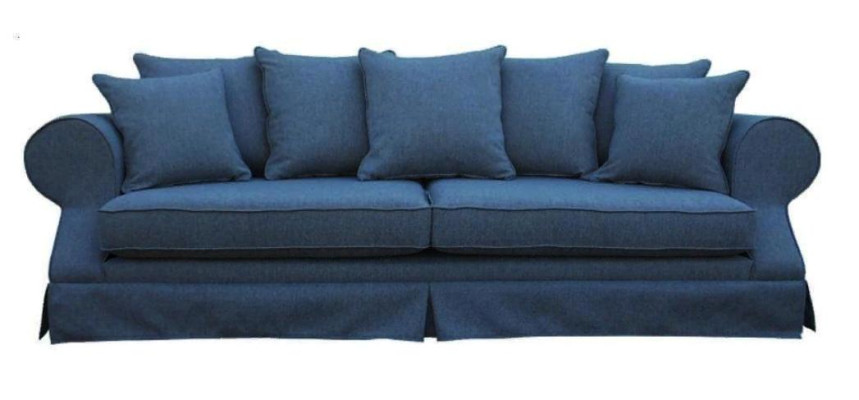 Grigio divano a tre posti in tessuto, design soggiorno divani imbottiti nuovi creativi.