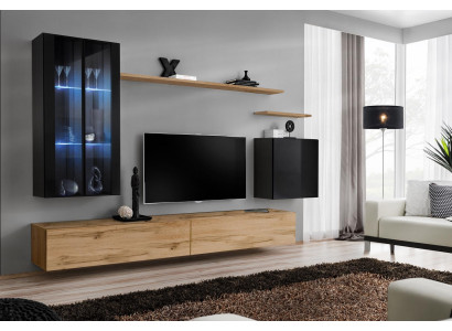 Mobile libreria pensile Armadio a muro TV Stand Designer Arredamento Moderno scaffali