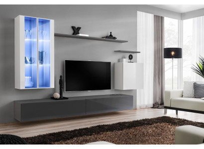 Mobili grigi Mobili soggiorno Mobili design Mobili in legno di lusso Stile Armadio Pensile