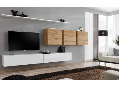 Mobili da soggiorno moderni Parete attrezzata Pensile Credenza Supporto TV Designer