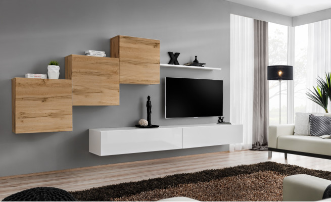 Set di lusso 6 pezzi per arredamento per parete design, mobile soggiorno designer vivente.