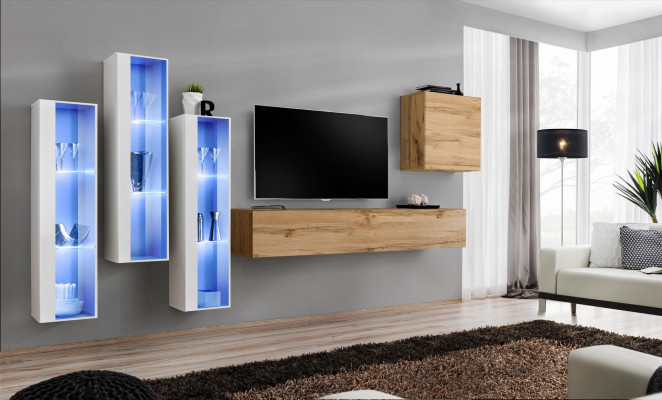 Mobili da soggiorno designer parete attrezzata porta TV lucido credenza armadio a muro