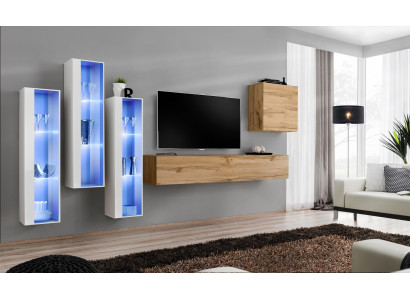 Mobili da soggiorno designer parete attrezzata porta TV lucido credenza armadio a muro