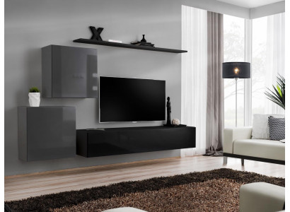 Mobile sospeso design moderno soggiorno lusso mobili parete scaffali