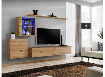 Mobile TV moderni mobile soggiorno design parete scaffali completi