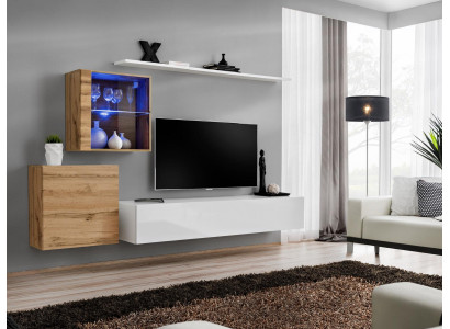 Design lussuoso parete attrezzata scaffale armadio vetrina scaffali arredamento soggiorno