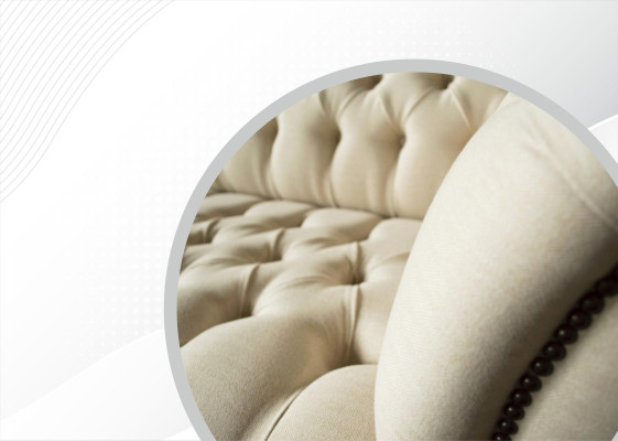 Chesterfield Crema Tessuto Soggiorno Nuovo Creativo Design Moderno Mobili Di Lusso Divano