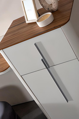 Moderno tavolo da toeletta bianco con specchio design di lusso, mobili da camera da letto 2 pezzi nuovi