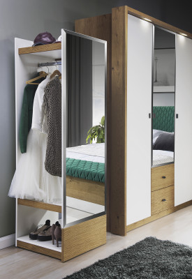 Armadio camera da letto in legno, armadio stile antico, armadi mobili italiani.