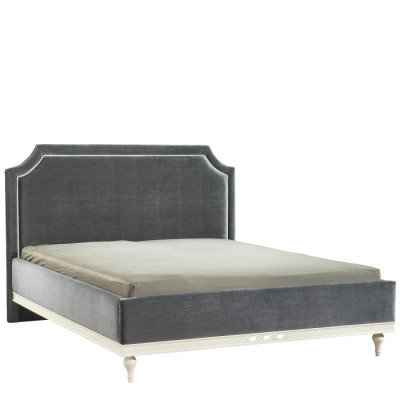 Letto imbottito Design lusso Letti da hotel matrimoniali 140/160cm Camera da letto doppia Tessile