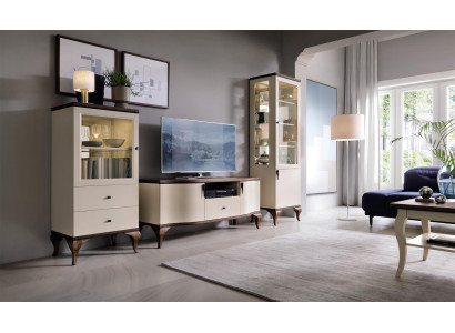 Design Vetrina Armadio in vetro Vetrina Soggiorno Vetrina Scaffale Credenza Legno