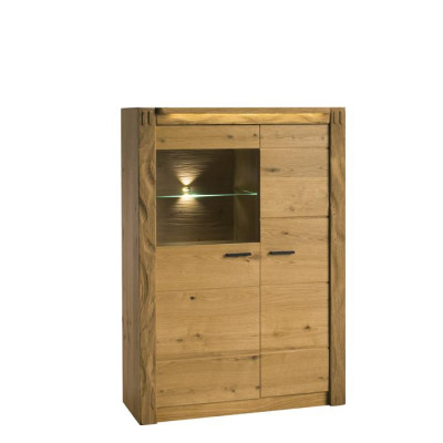 Vetrina credenza armadio scaffale stile moderno salotto comò vetro collezione