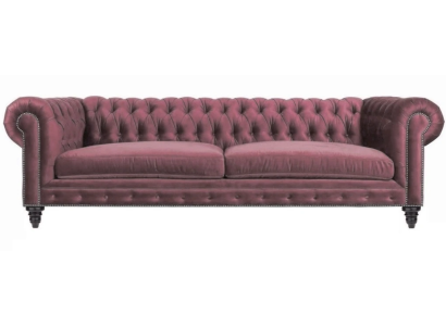 Chesterfield Mobili Creativi Tessuto Rosa Divano Soggiorno Moderno Tre Posti