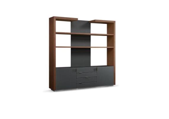 Set da ufficio composto da sedia, decorazioni e tavolo. Arredamento completo con 3 pezzi.