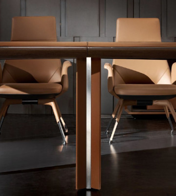 Tavoli da conferenza per riunioni di design di lusso Mobili per ufficio 7 pezzi.