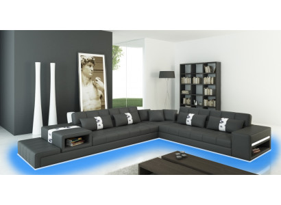 Stile di rilassamento elegante. Il comodo divano ad angolo a L per la tua casa.