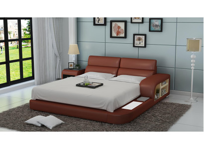 Letto USB Letto imbottito Letto di lusso Letto matrimoniale Letti 200x220cm LB8805 Nuovo