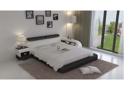 Letto con USB Letto imbottito Letto di lusso Letto matrimoniale Letti 140/160/180 LB8801