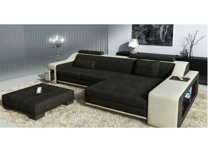 Divano angolare design divano divano imbottito divani set angolare tessuto pelle