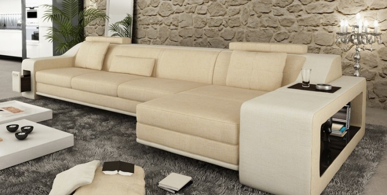 Divano angolare design divano divano imbottito divani set angolare tessuto pelle