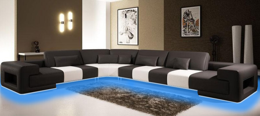 Design elegante e massimo comfort con il nostro grande divano ad angolo a L