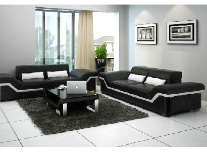 DIVANO IN PELLE, DIVANO GRANDE 3+3, DIVANO DESIGN, IMBOTTITO IN PELLE, COMPLETO DI DIVANI, DIVANO, SET DI DIVANI NUOVI