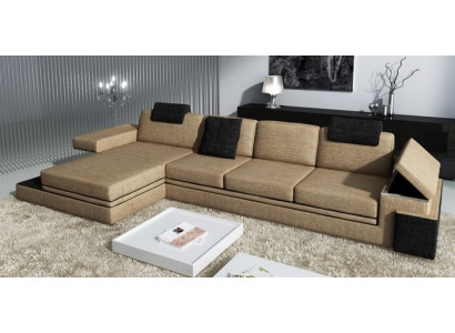 Design Divano in pelle Divano Divano Set Polster Paesaggio abitativo Gruppo angolare Tessile