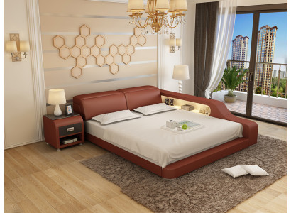 Letto designer Letto imbottito Letto di lusso Letto matrimoniale Letti 140/160/180 cm