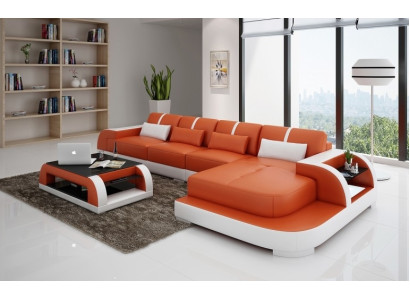 Divano ad angolo Divano Divano Divano da salotto Divano angolare Divano di design Divano in pelle LubyB